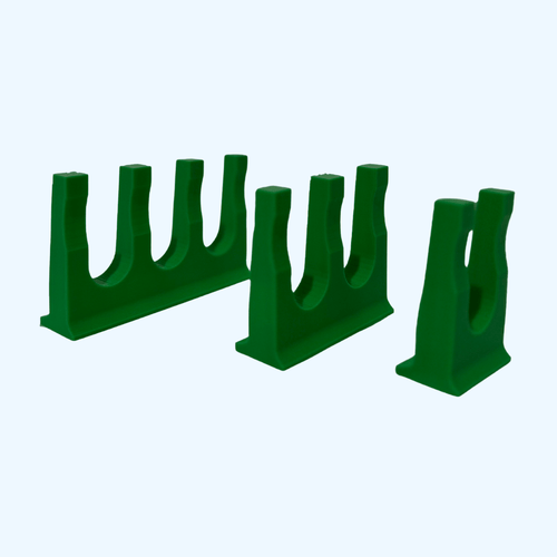 Adhesive Backed Pipette Holder for Gilson Pipettes green