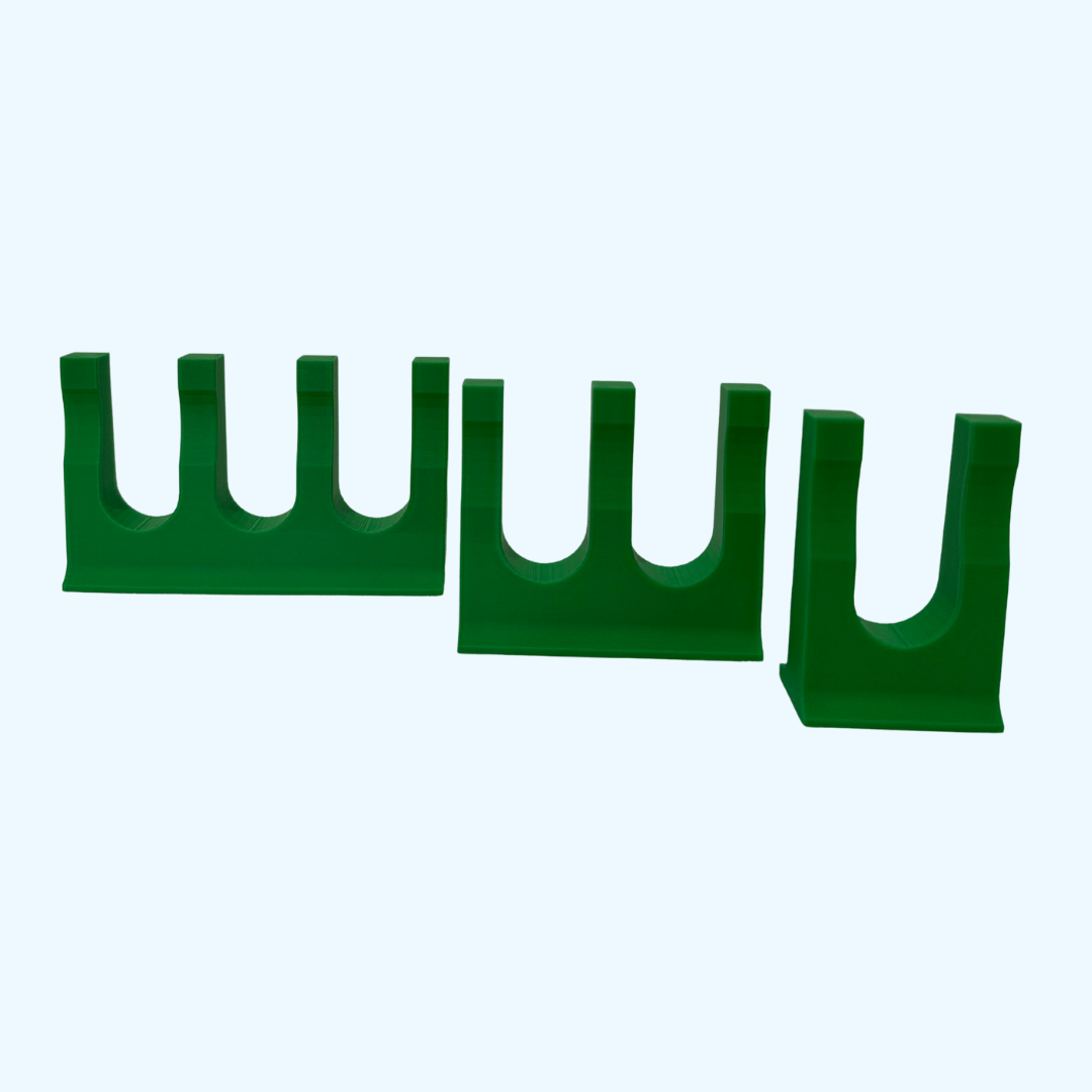 Adhesive Backed Pipette Holder for Gilson Pipettes green 2