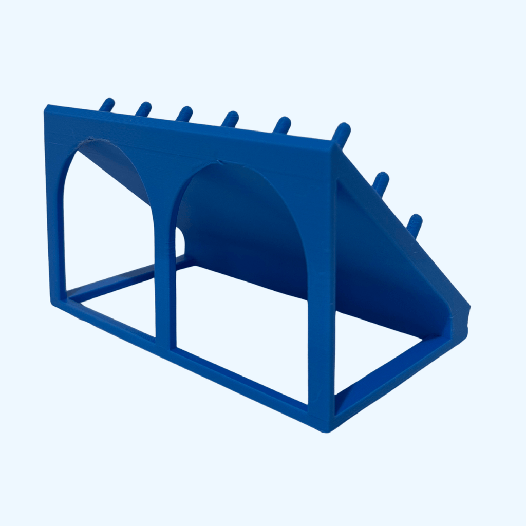 blue drying rack for small lab tools 2