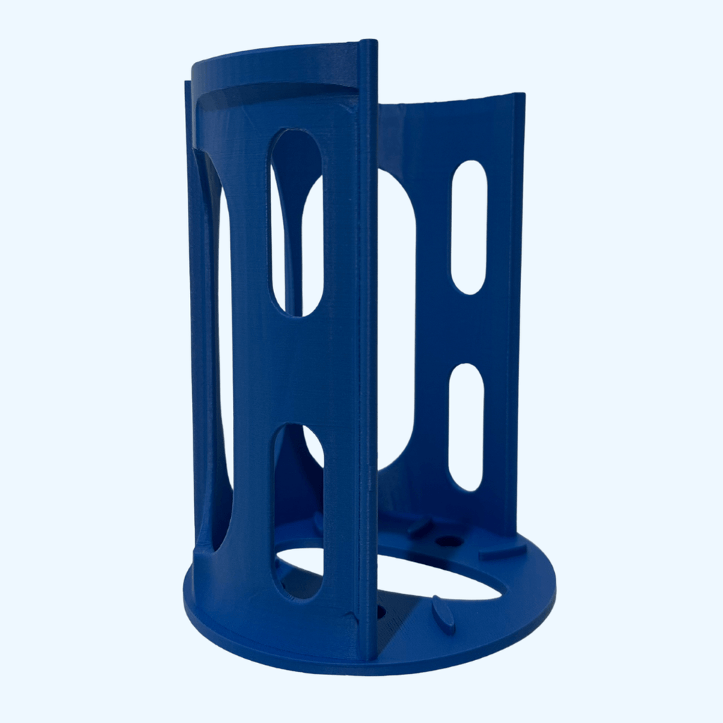 blue petri dish rack 9x90mm plates 2