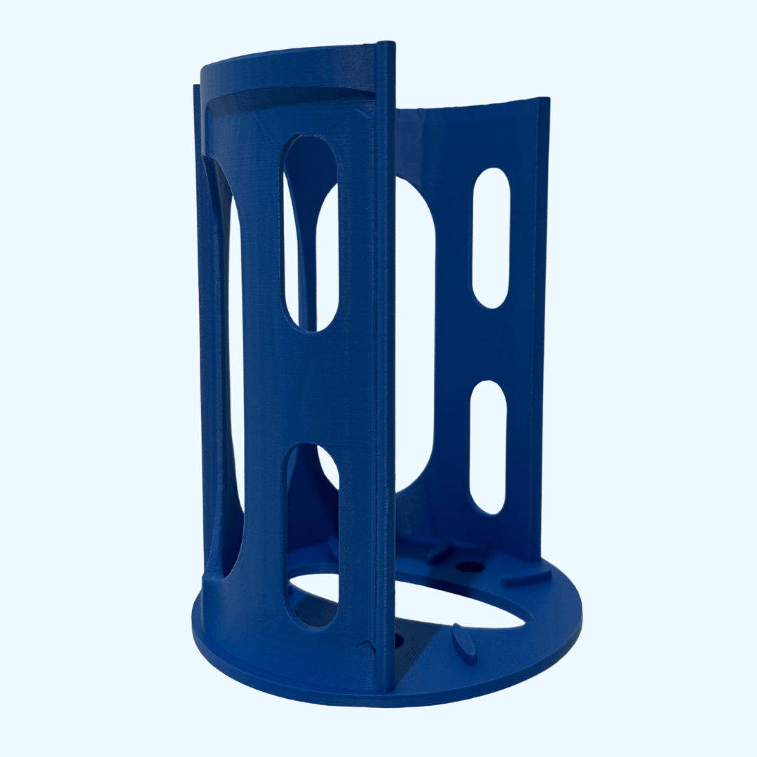 blue petri dish rack 9x90mm plates 2