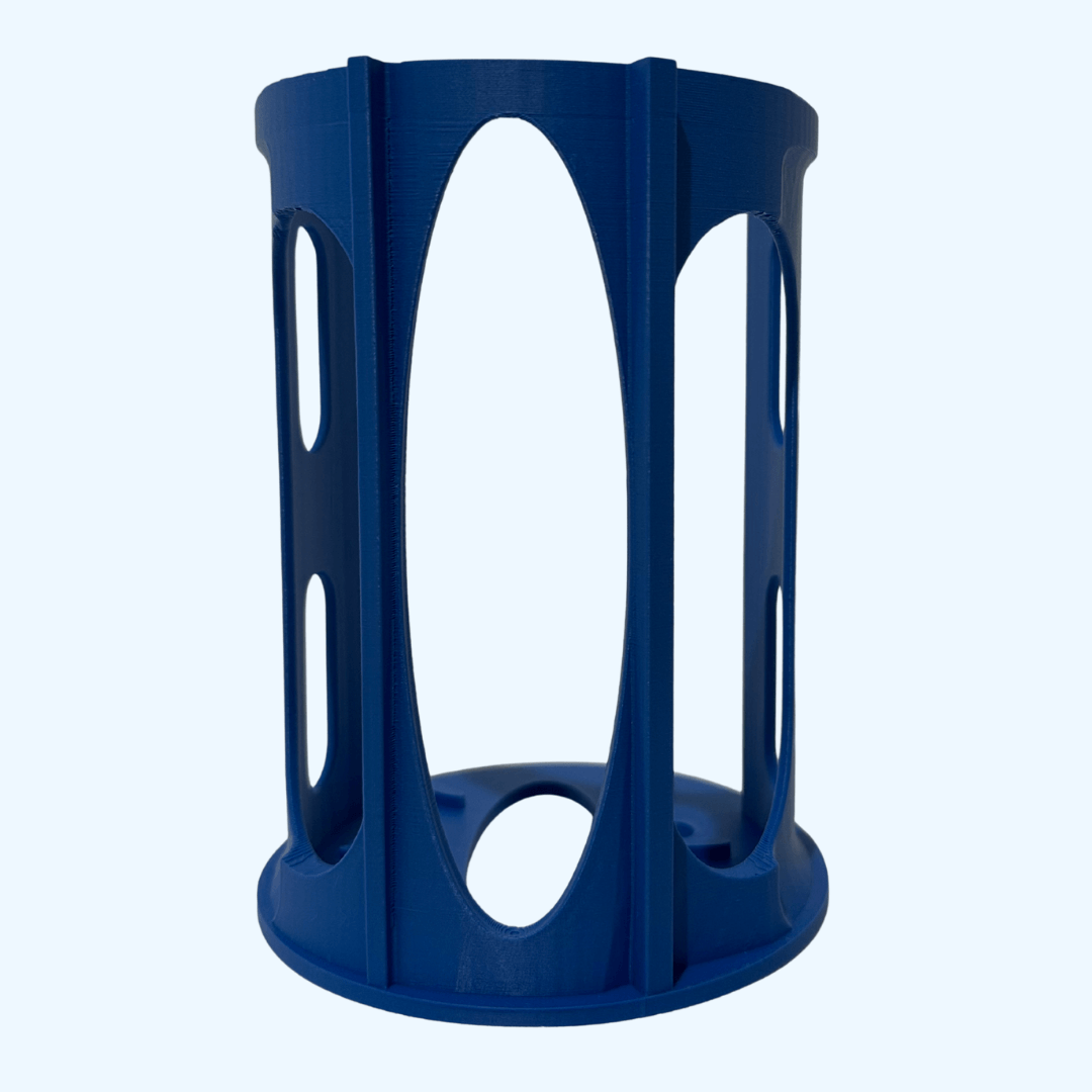 blue petri dish rack 9x90mm plates 3