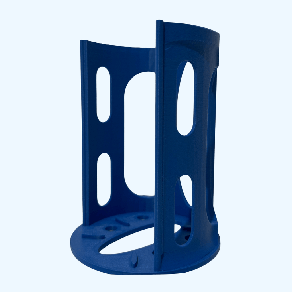 blue petri dish rack 9x90mm plates 4